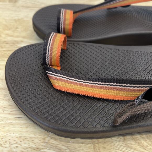 Chaco Bodhi Toe Loop Sports Sandals Belt Java Brown Orange Strap Mens Size 7 main image 6